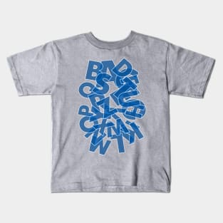 Simple blue font Kids T-Shirt